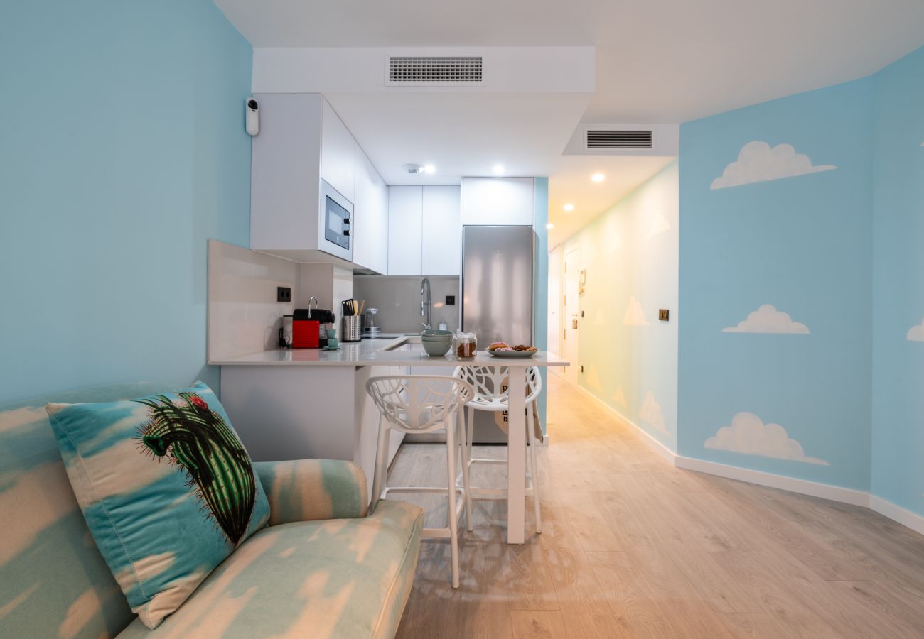 Apartamento en Málaga - Apto. artístico con mágico patio trasero, centro Málaga 