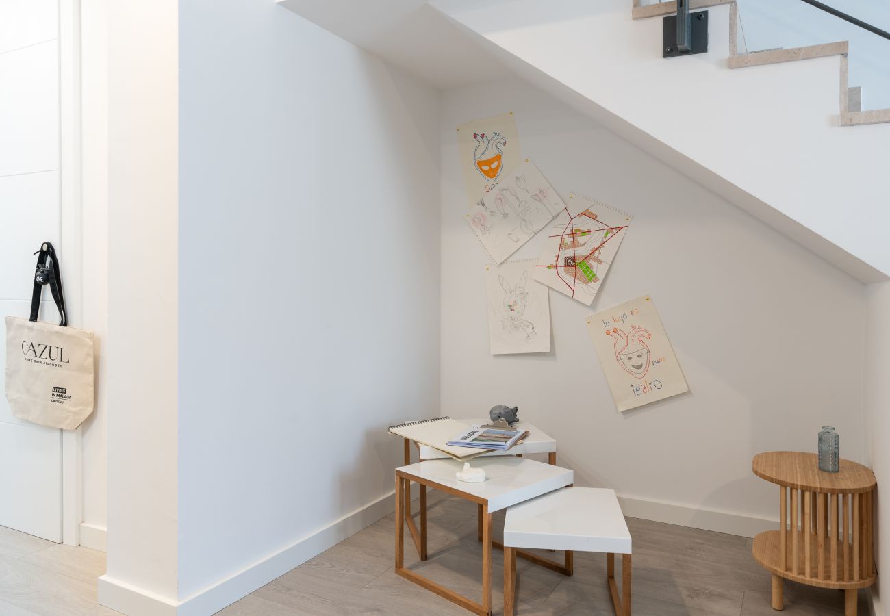 Apartamento en Málaga - Loft de artista bohemio, diseño vivo, centro de Málaga