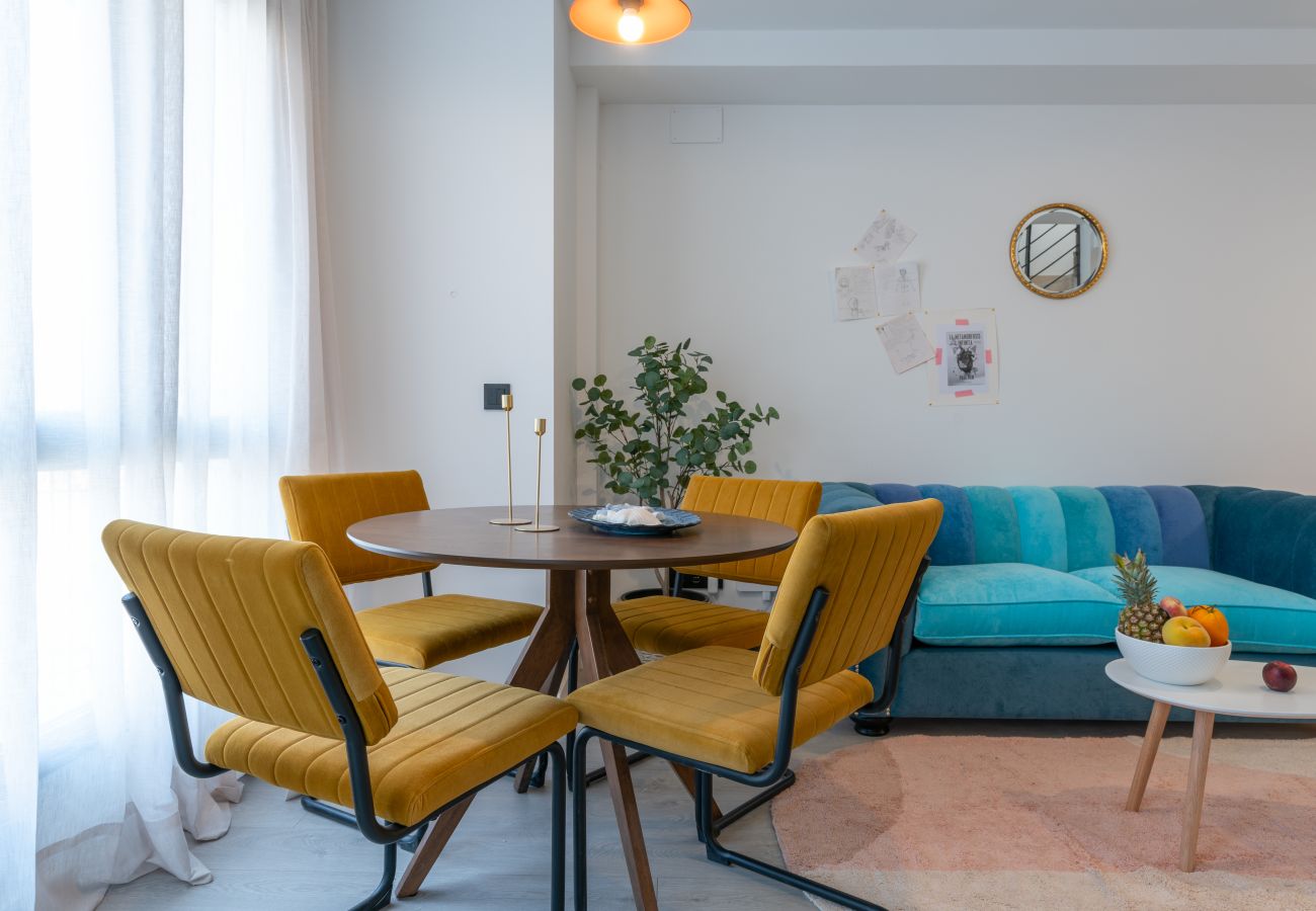 Apartamento en Málaga - Loft de artista bohemio, diseño vivo, centro de Málaga