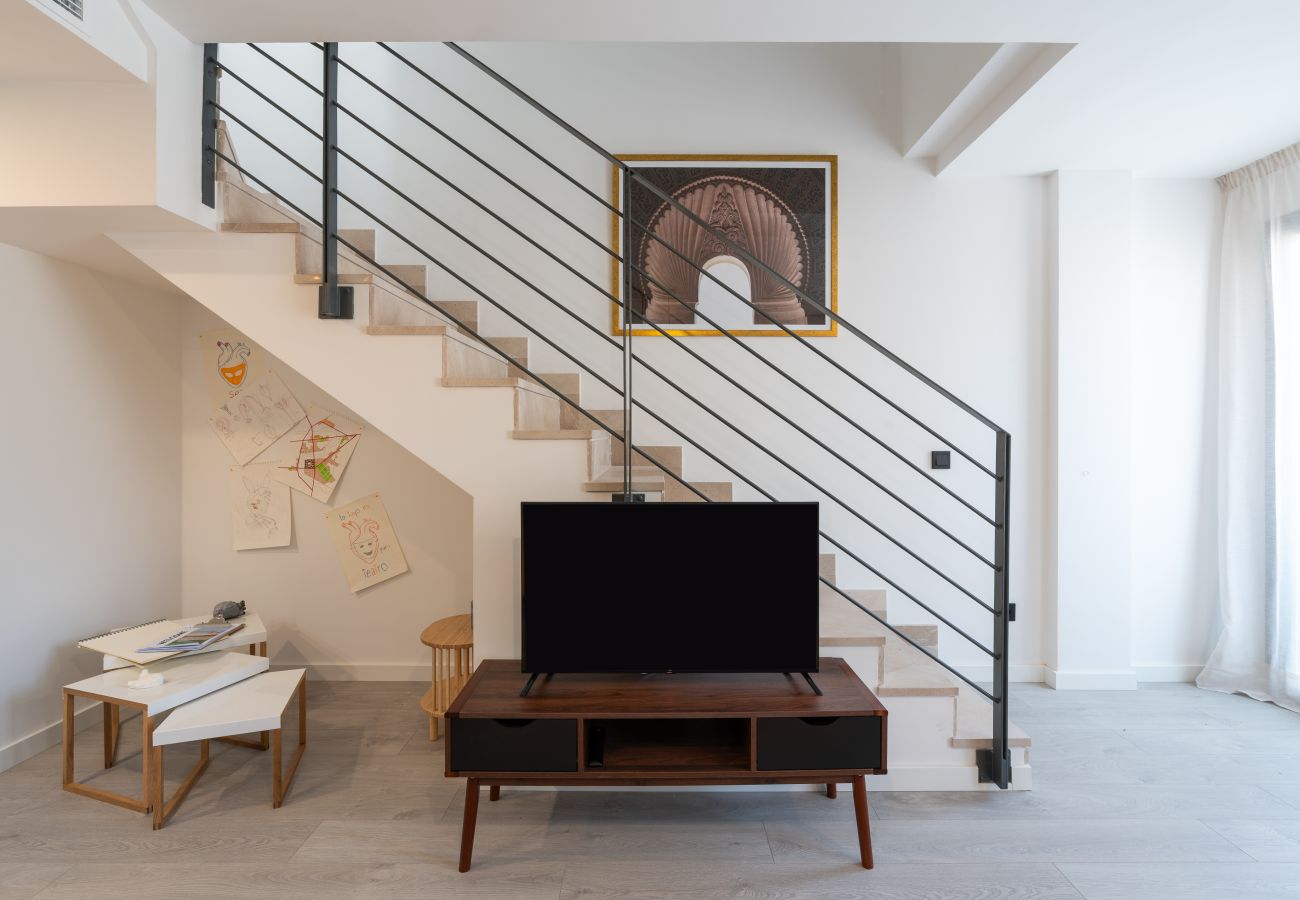 Apartamento en Málaga - Loft de artista bohemio, diseño vivo, centro de Málaga