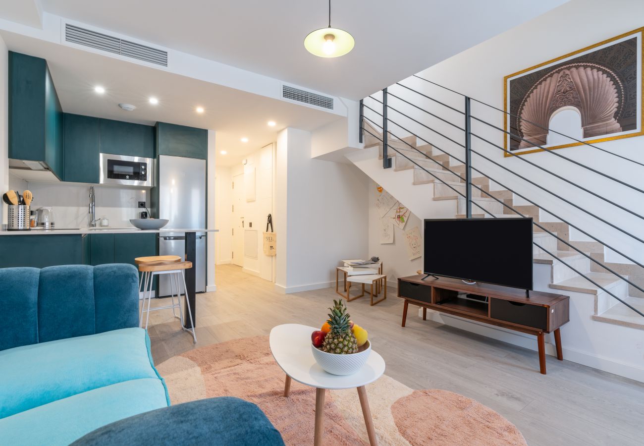 Apartamento en Málaga - Loft de artista bohemio, diseño vivo, centro de Málaga